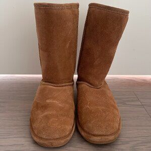 Bearpaw Shearling Suede Boots – Youth Size 3 (EU 33)
